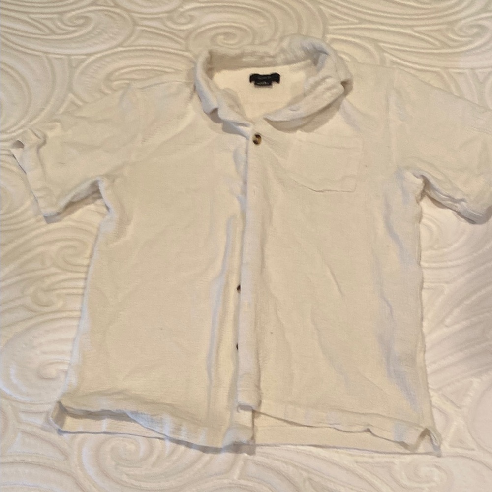 Cotton On White Casual Button Down Shirt